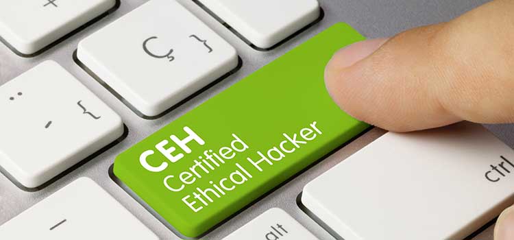 pressing certified ethical hacker button on computer keyboard
